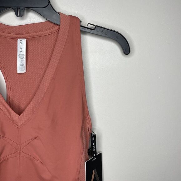 ATHLETA x Allyson Felix Womens Legend Tank NEW Sz XS Racerback Top Muted Red - Picture 6 of 15